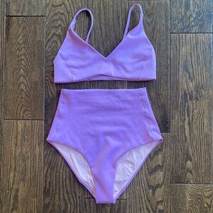 Lavender Left on Friday Bikini Set